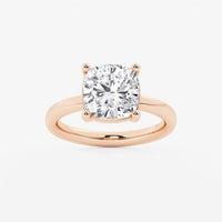 Empowering Cushion Solitary Ring