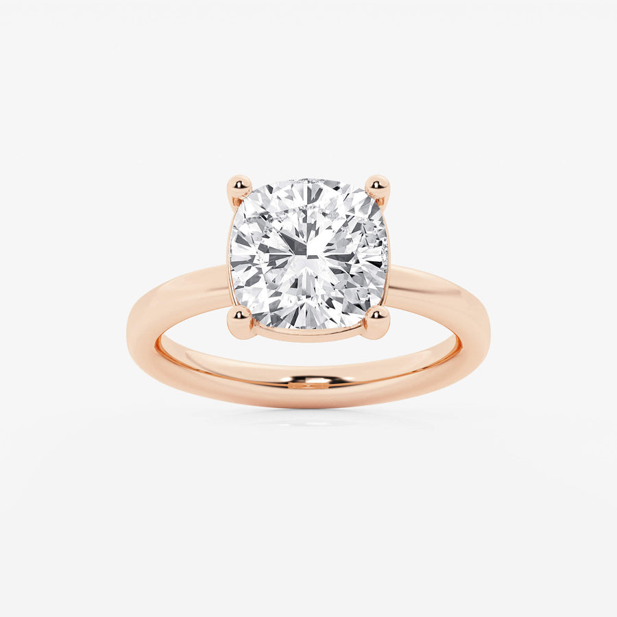 Empowering Cushion Solitary Ring