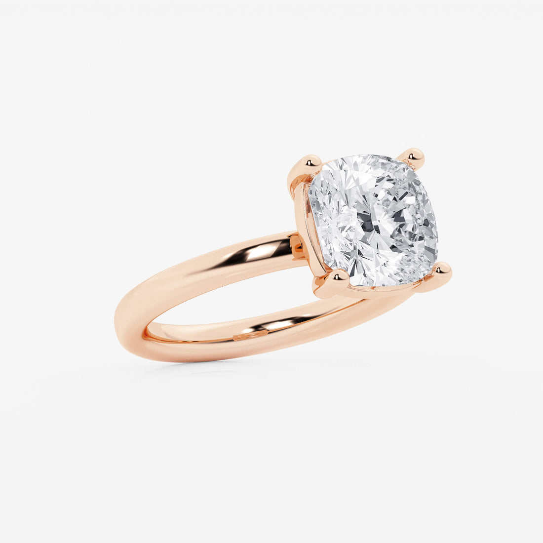 Empowering Cushion Solitary Ring