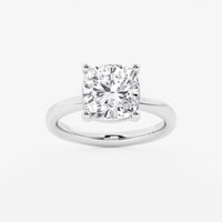 Empowering Cushion Solitary Ring