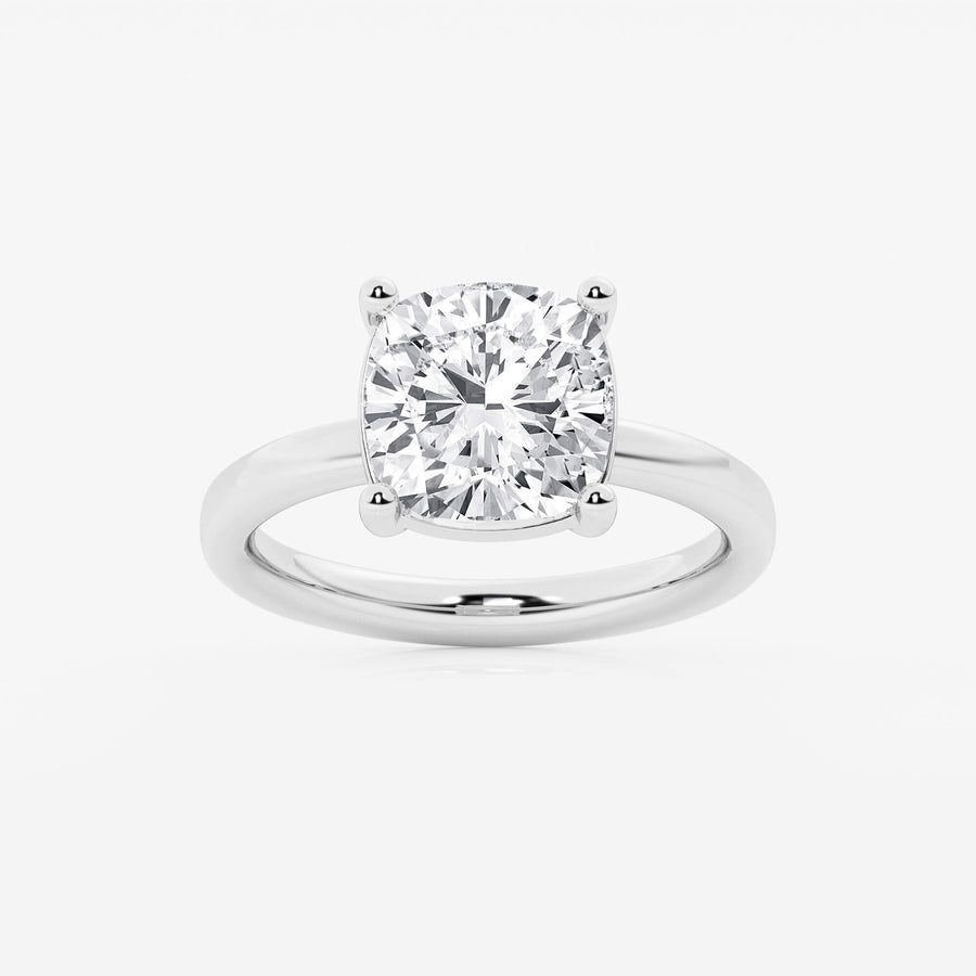 Empowering Cushion Solitary Ring