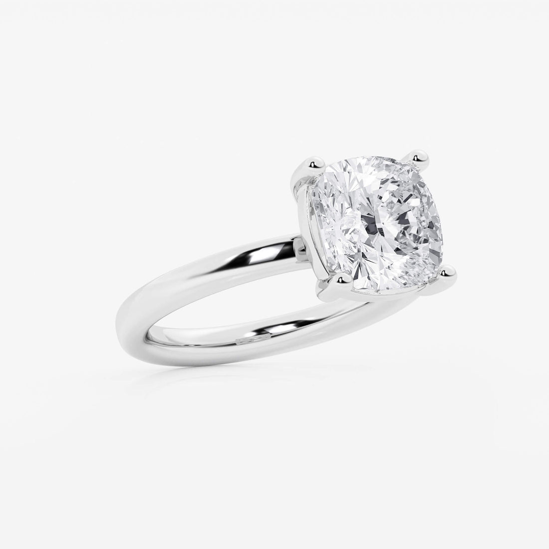 Empowering Cushion Solitary Ring