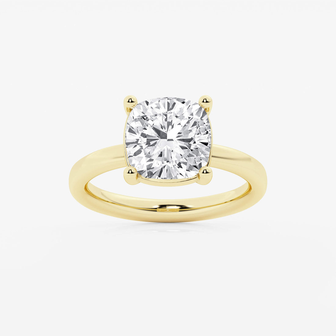 Empowering Cushion Solitary Ring