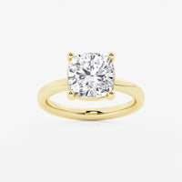 Empowering Cushion Solitary Ring