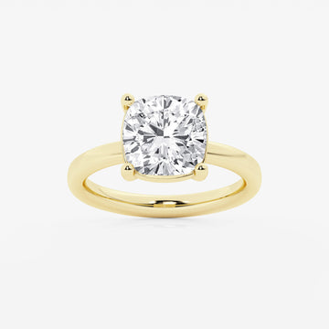 Empowering Cushion Solitary Ring