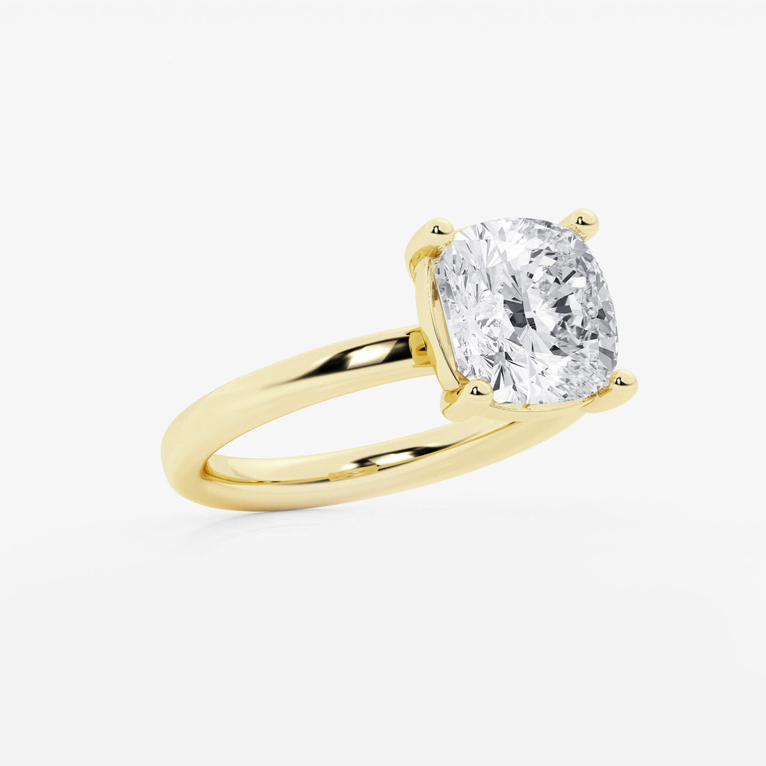 Empowering Cushion Solitary Ring
