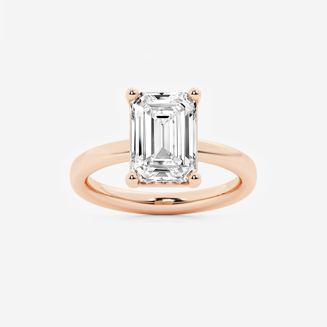 Empowering Emerald Solitary Ring