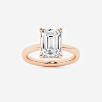 Empowering Emerald Solitary Ring
