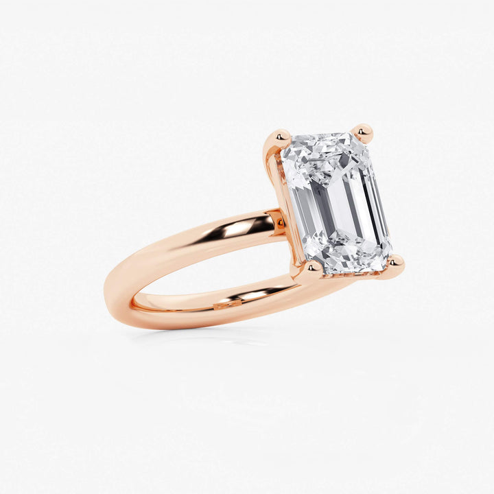 Empowering Emerald Solitary Ring