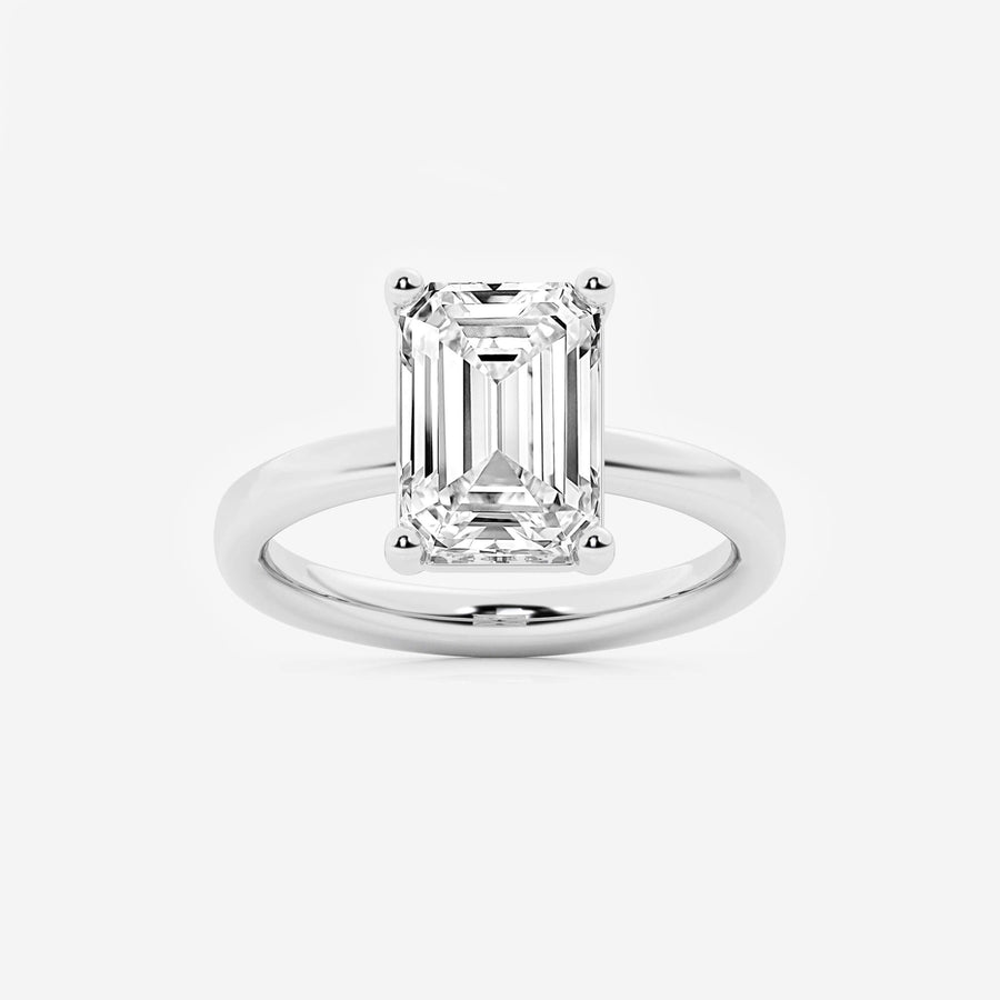 Empowering Emerald Solitary Ring