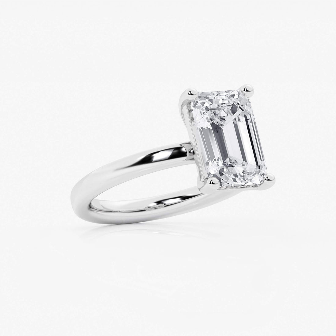 Empowering Emerald Solitary Ring
