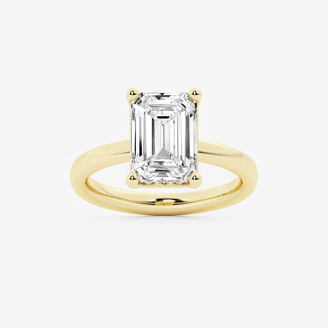 Empowering Emerald Solitary Ring