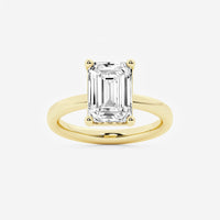 Empowering Emerald Solitary Ring