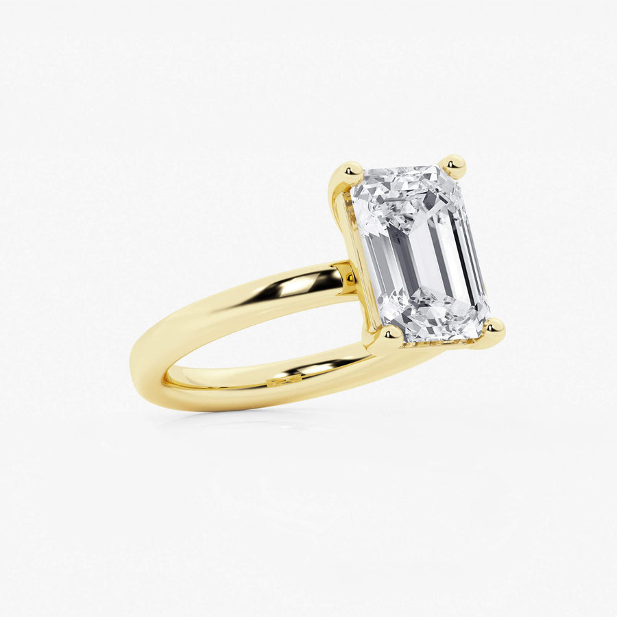 Empowering Emerald Solitary Ring