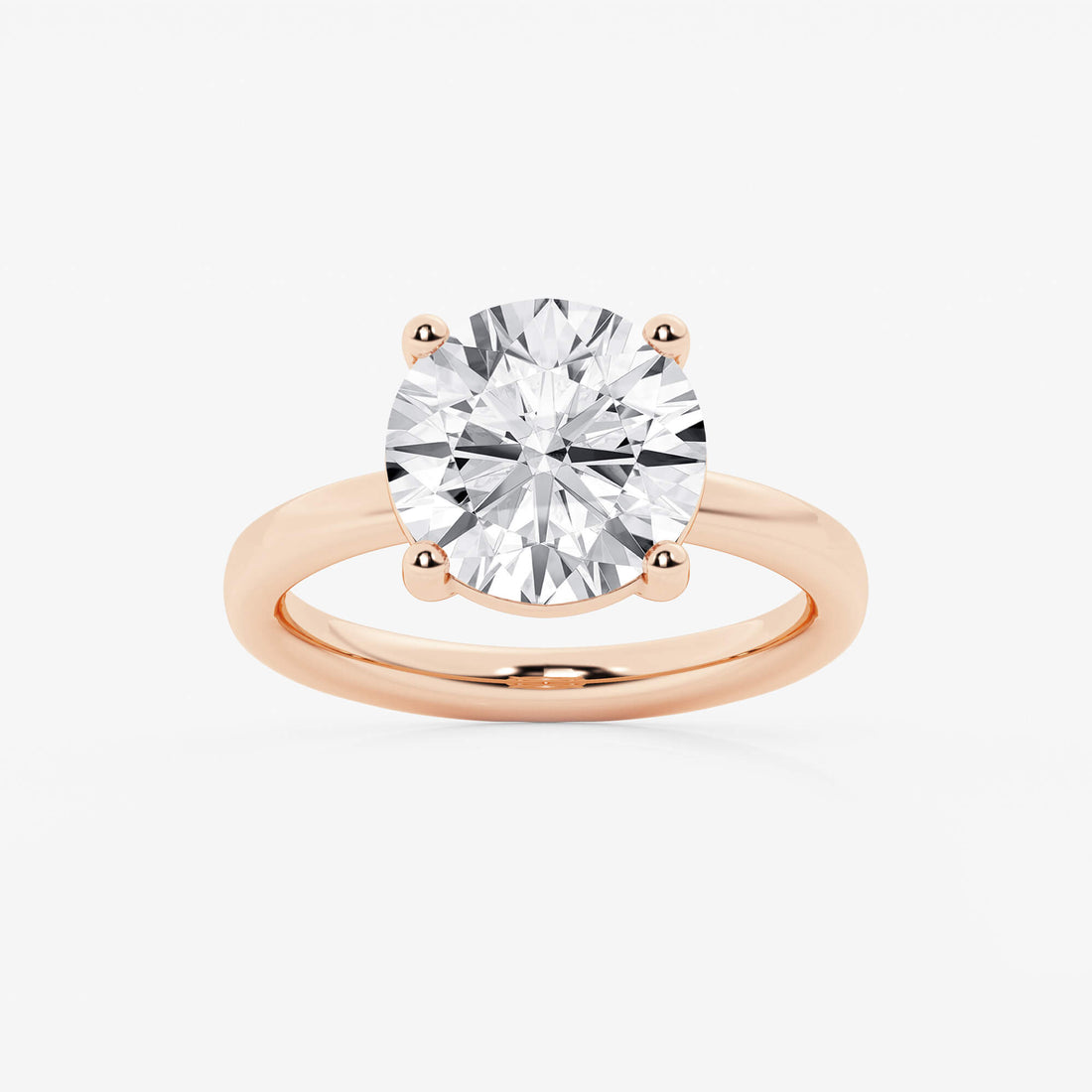 Empowering Round Solitary Ring