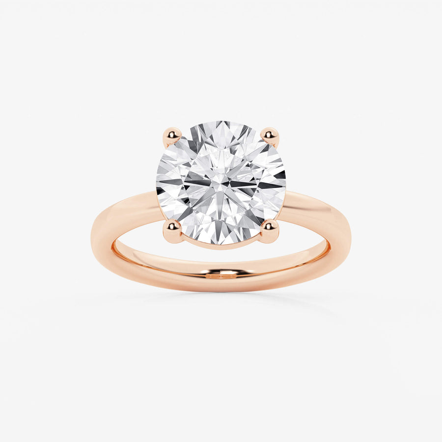 Empowering Round Solitary Ring