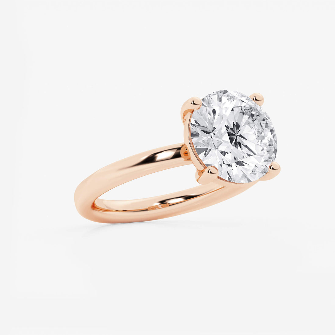 Empowering Round Solitary Ring