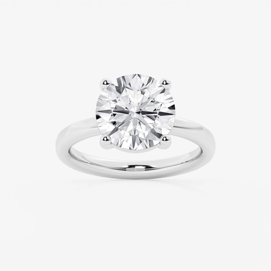 Empowering Round Solitary Ring