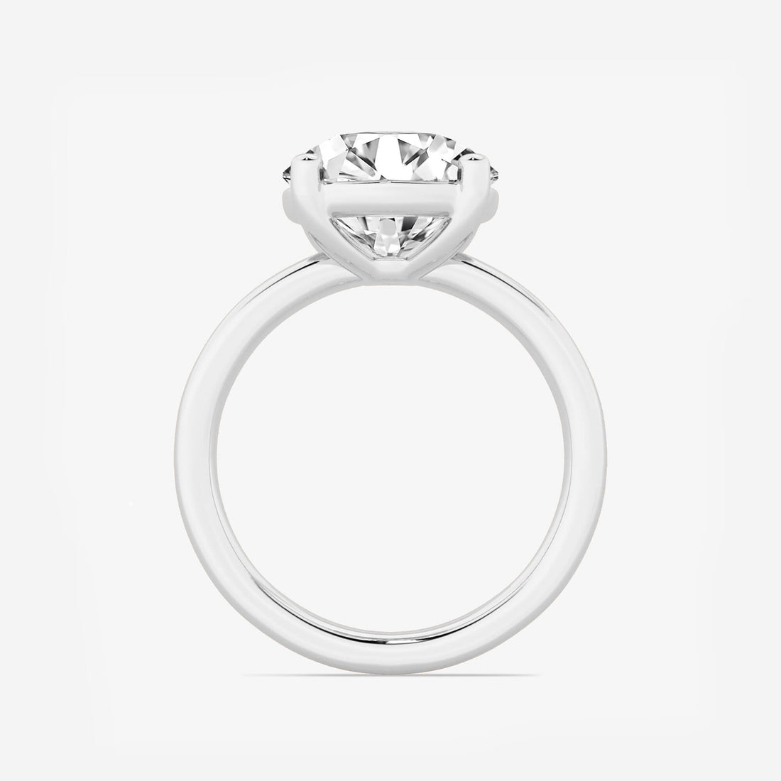 Empowering Round Solitary Ring