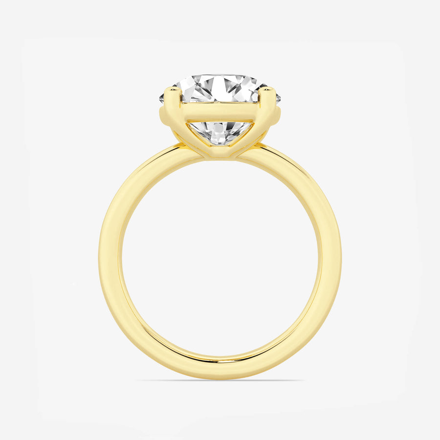 Empowering Round Solitary Ring