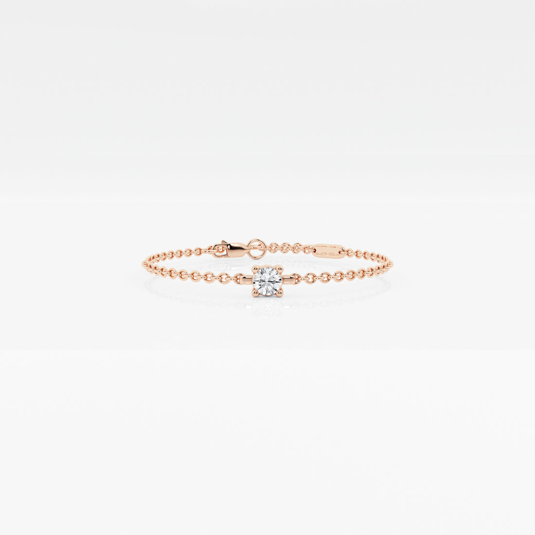 Chain White Round Bracelet