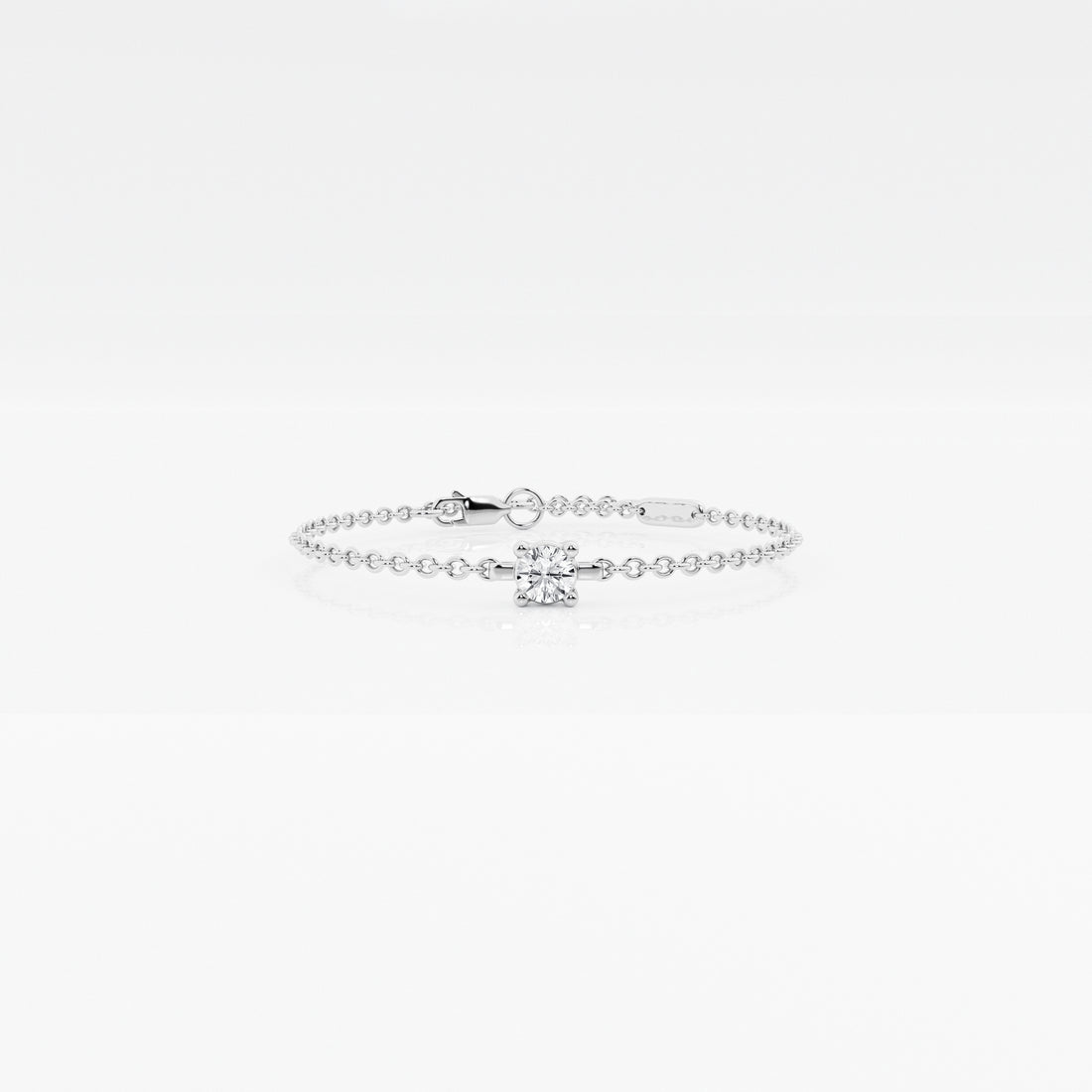 Chain White Round Bracelet