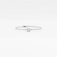 Chain White Round Bracelet