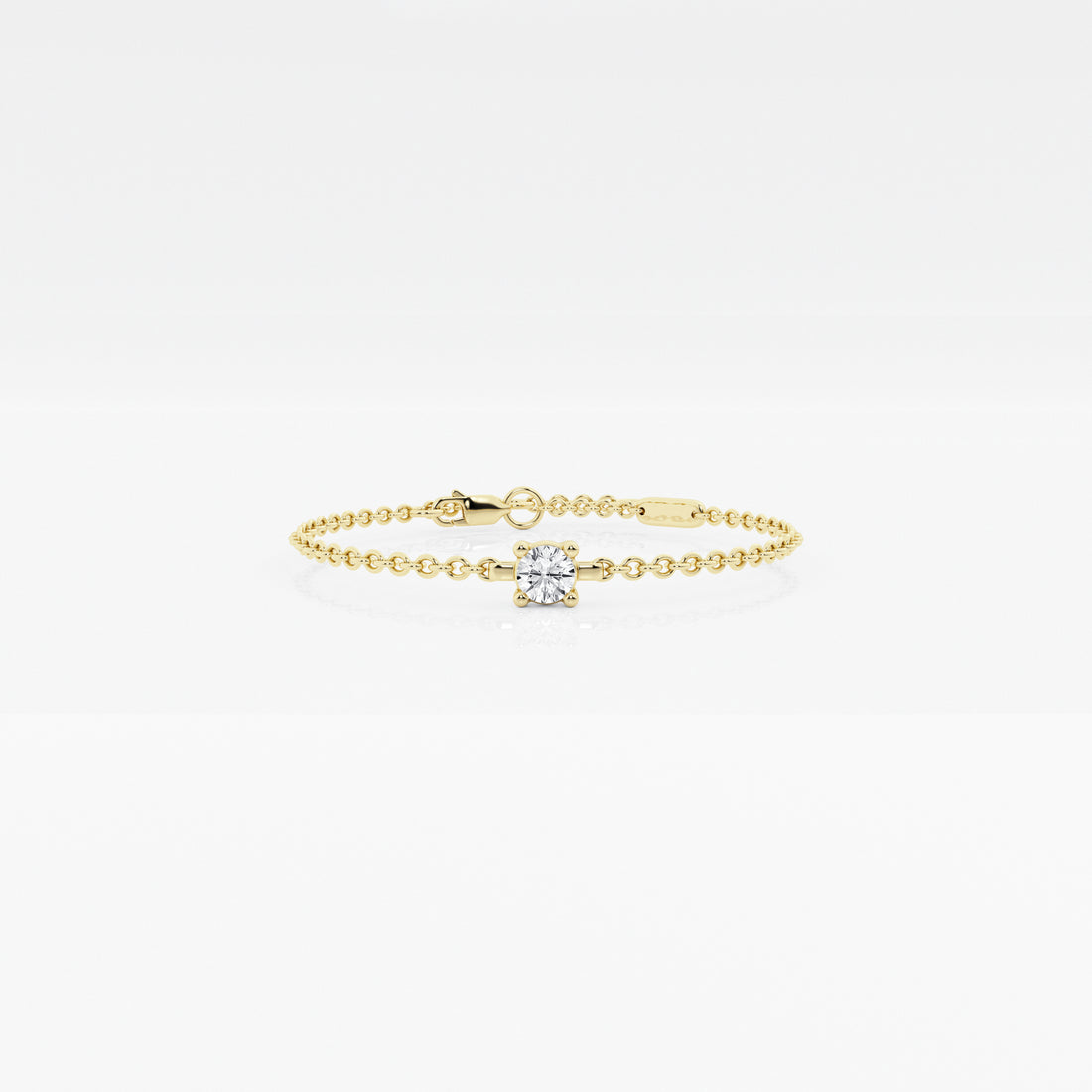 Chain White Round Bracelet