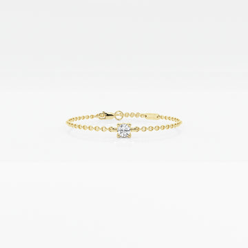 Chain White Round Bracelet