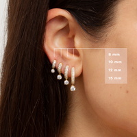 Bombë 12mm Dangle Huggie