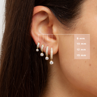 Bombë 15mm Bold Dangle Huggie