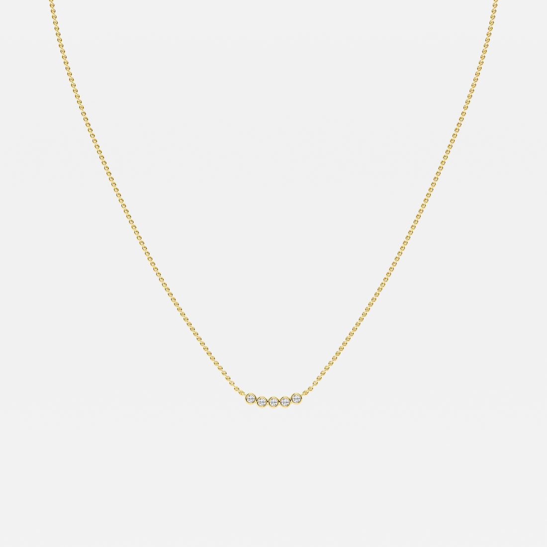 Flowing Bar Necklace