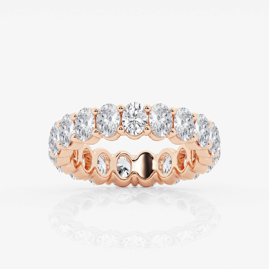 Empowering Oval Eternity Band