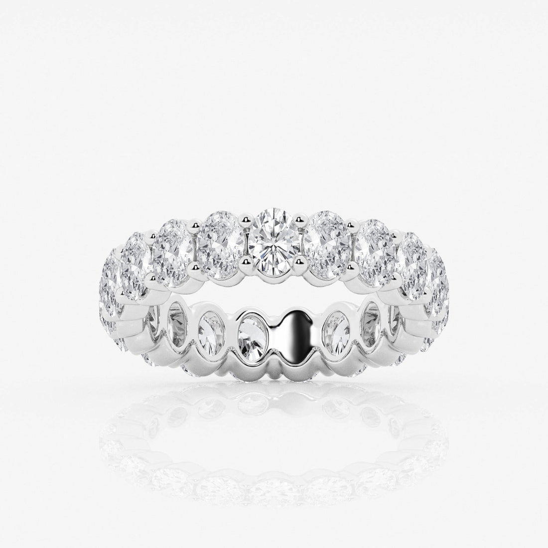 Empowering Oval Eternity Band