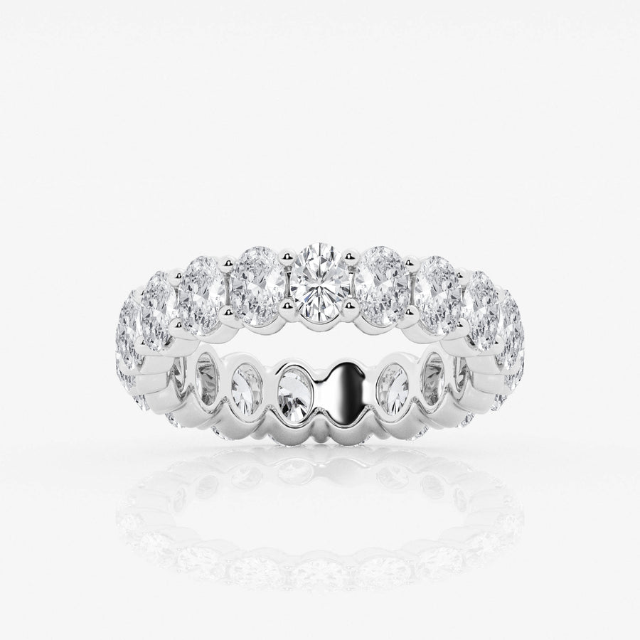 Empowering Oval Eternity Band