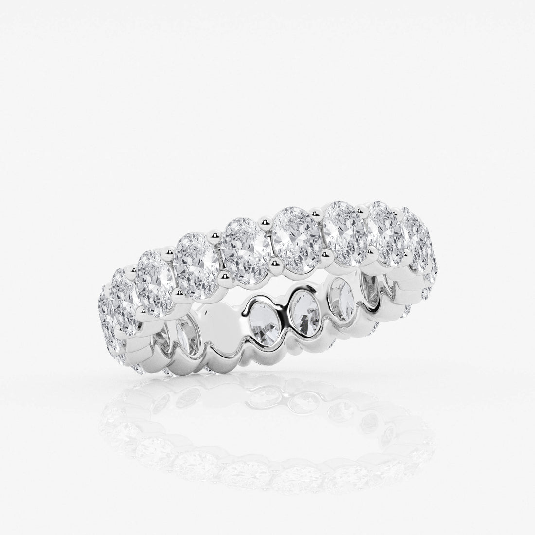 Empowering Oval Eternity Band