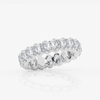 Empowering Oval Eternity Band