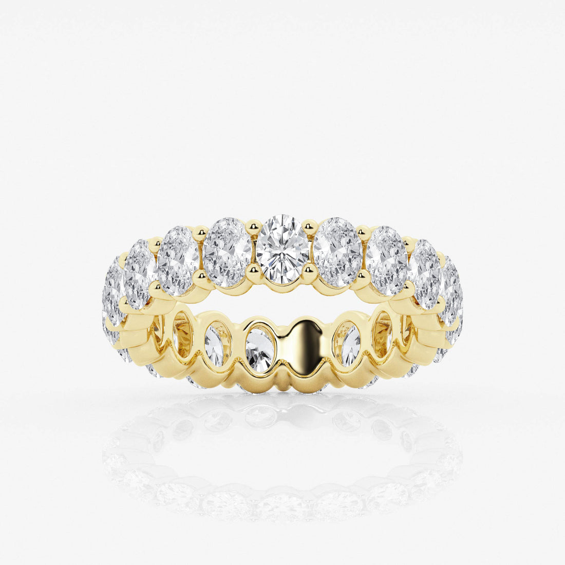 Empowering Oval Eternity Band