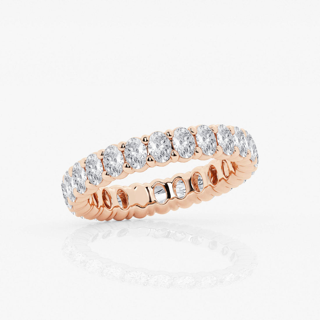 Empowering Oval Eternity Band