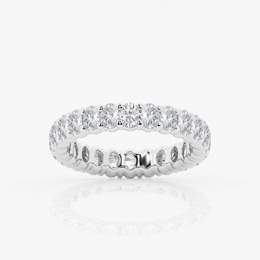 Empowering Oval Eternity Band