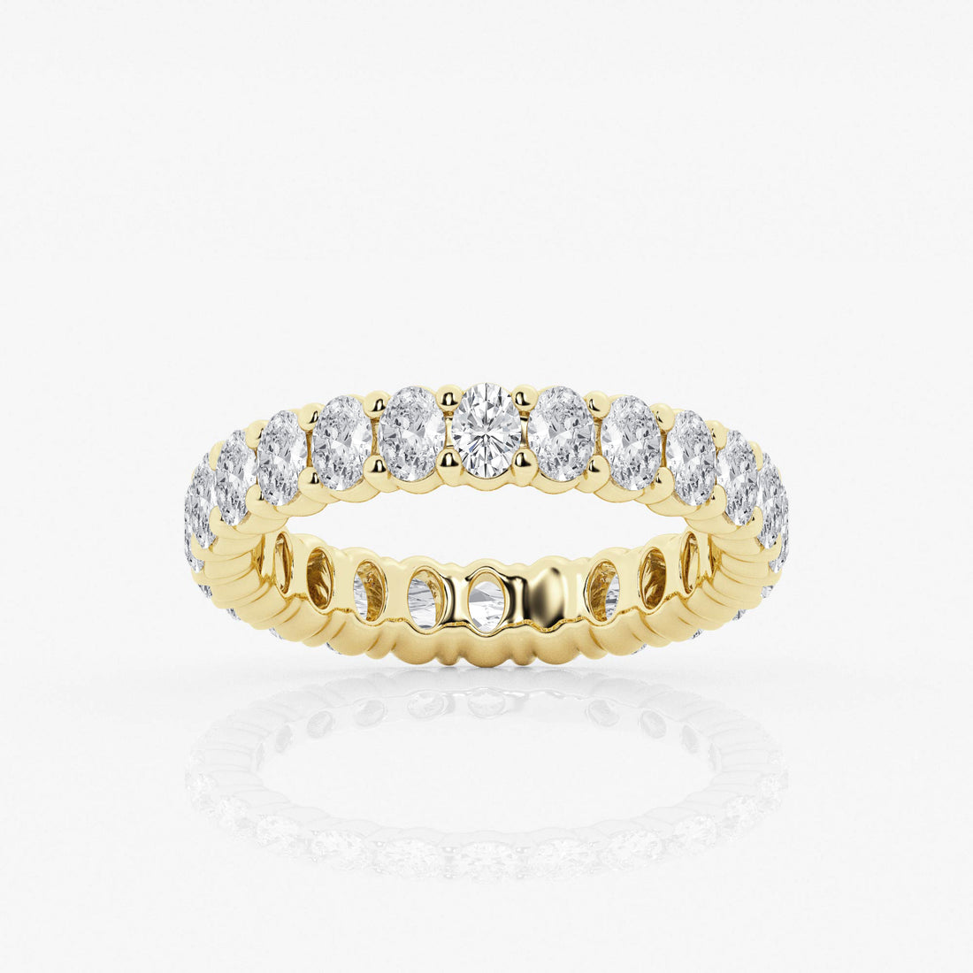 Empowering Oval Eternity Band