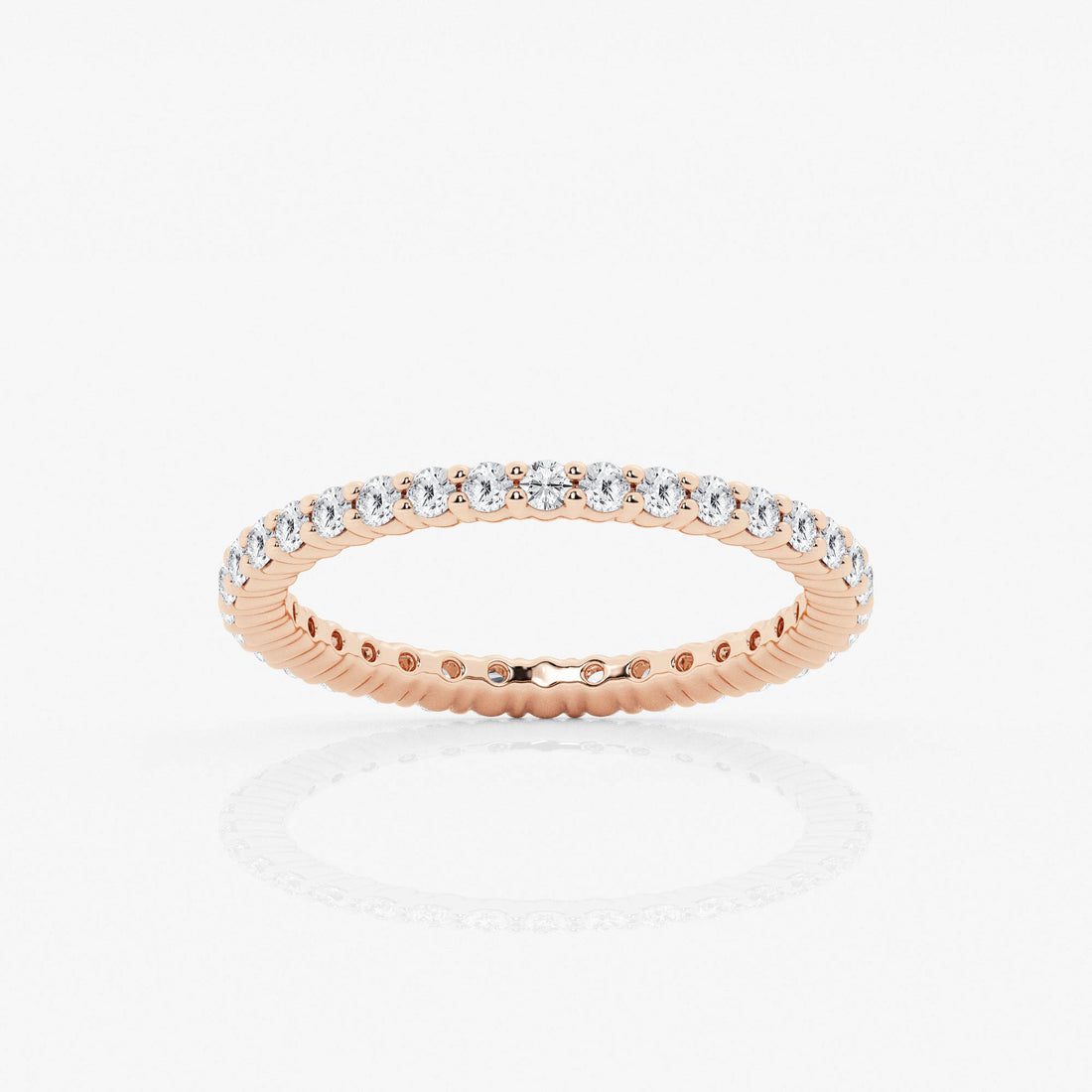 Empowering Round Eternity Thin Band