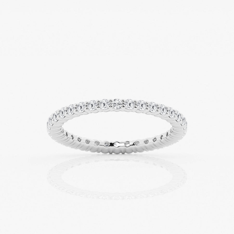 Empowering Round Eternity Thin Band