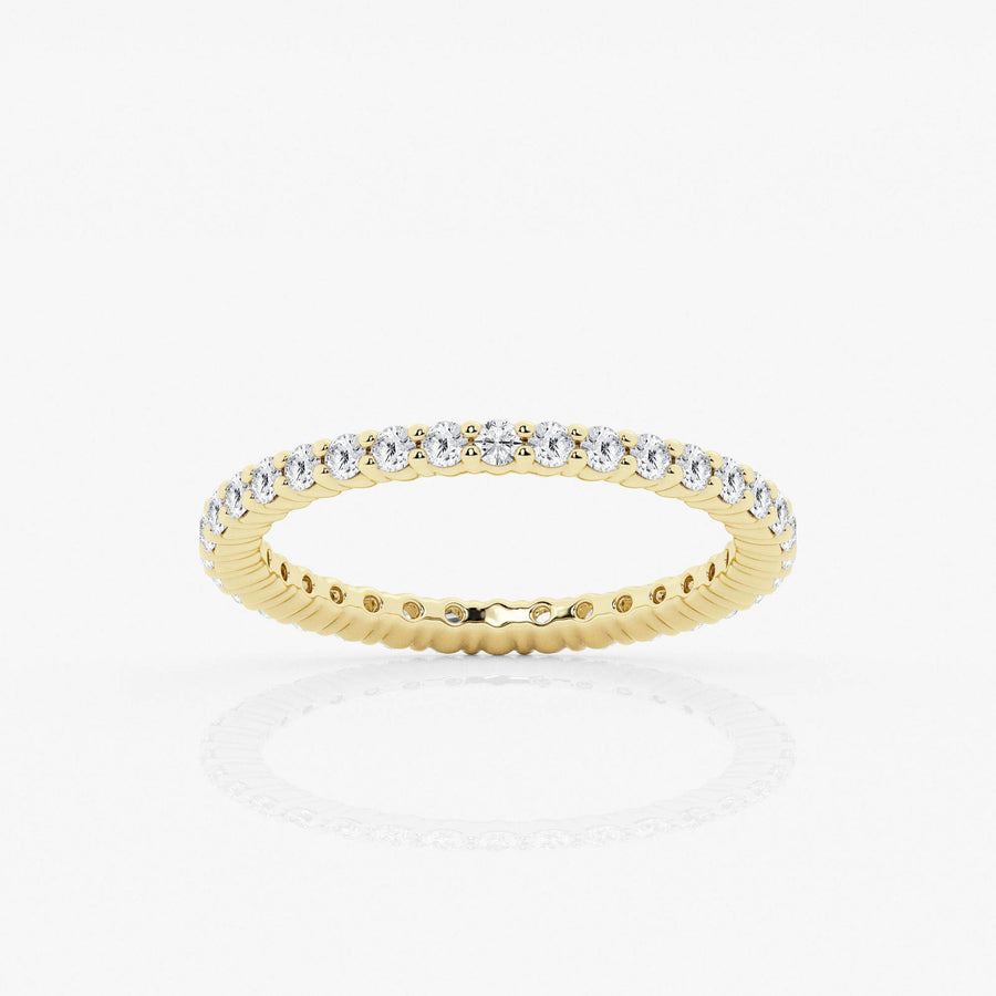 Empowering Round Eternity Thin Band