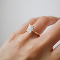 Empowering Emerald Solitary Ring