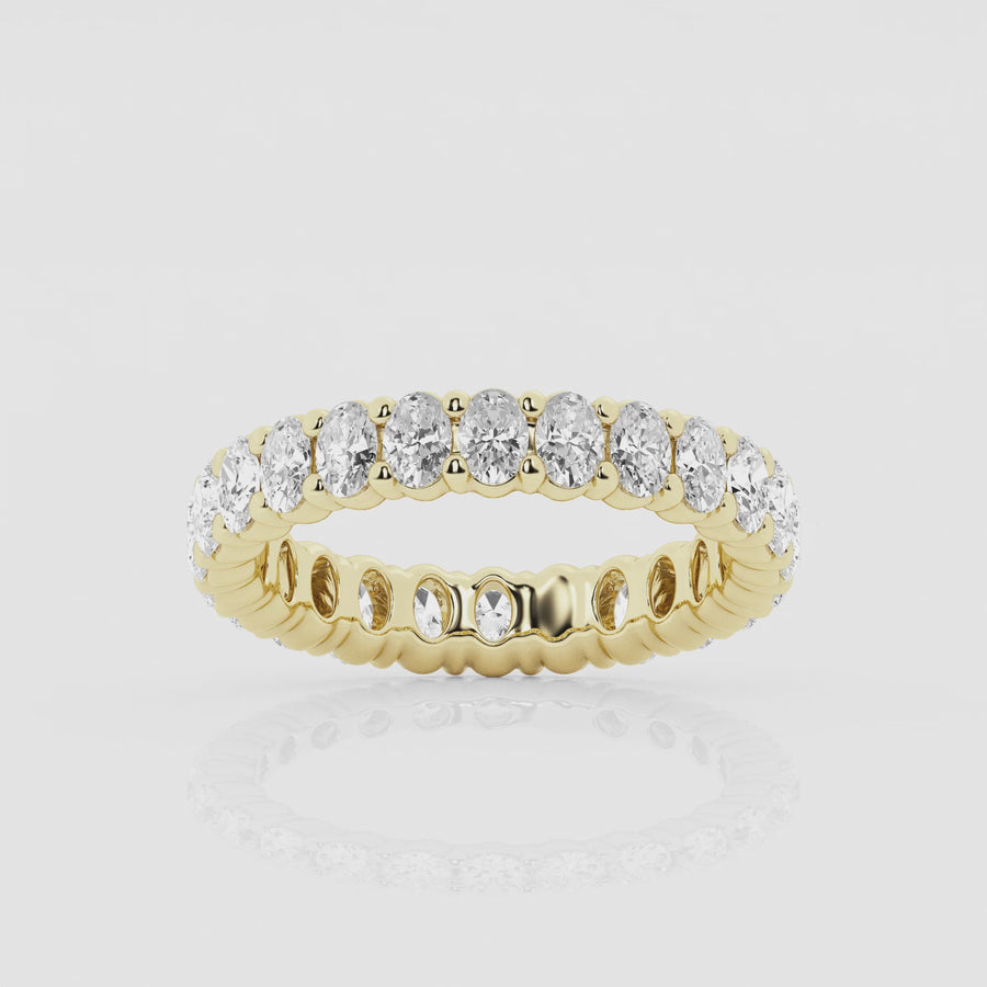 Empowering Oval Eternity Band