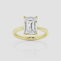 Empowering Emerald Solitary Ring