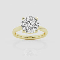 Empowering Round Solitary Ring