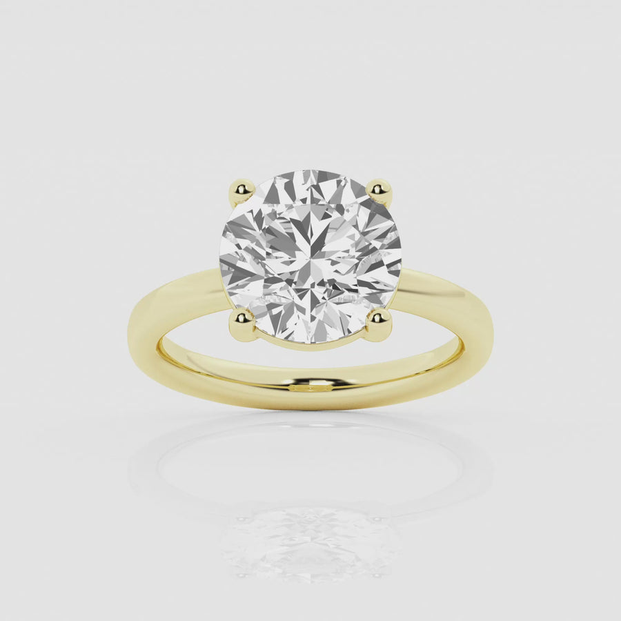 Empowering Round Solitary Ring