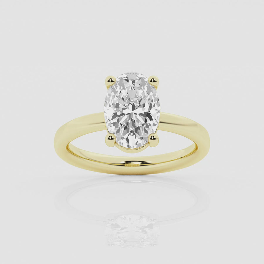Empowering Emerald Solitary Ring